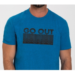 Camiseta Colisão Masculina - Estampa em Relevo Go Out