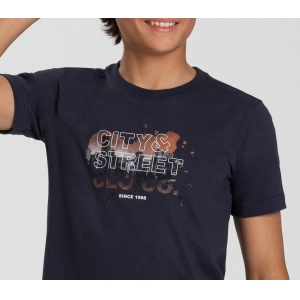 Camiseta Colisão Masculina Juvenil - City e Street