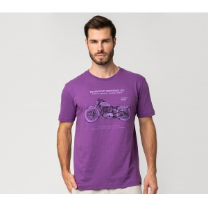 Camiseta Colisão Masculina - Motocicleta