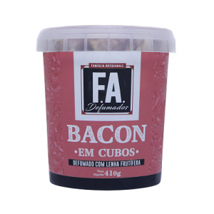 Bacon em Cubos Artesanal 410g F.A. Defumados