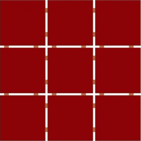 Pastilha Ceral  Brilhante 10x10cm Vermelho 2.07m²