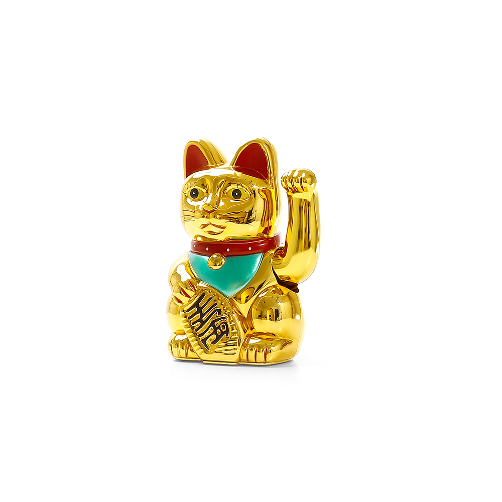 Gato da Sorte Japonês 77130 Dourado 13,0 cm