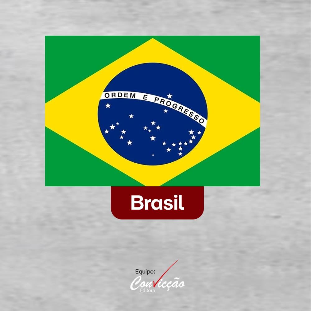 Bandeira do Brasil em Oxford 1.28m X 0,90m (2,0 panos) Bordada