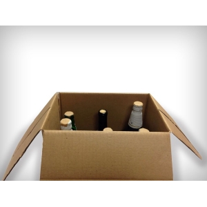 Caixa de Papelão 6 Garrafas de Vinho - 409  (15 unidades)