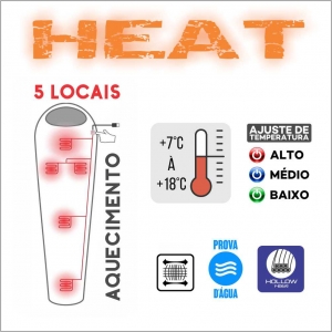 Saco de dormir Heat +7°C - Azteq