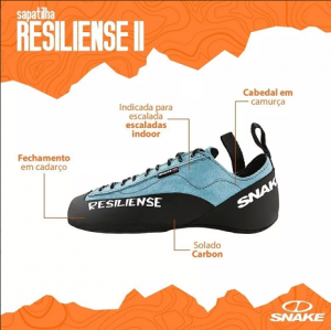 Sapatilha Resiliense ll Carbon - Snake
