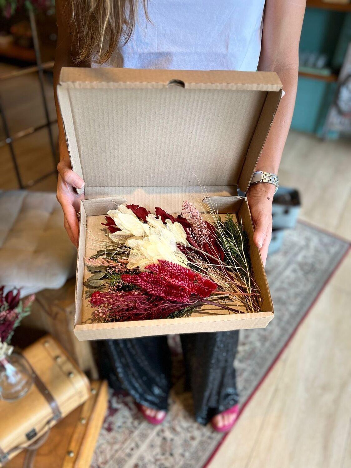 Caixa de Ramos de flores naturais - Foto 0
