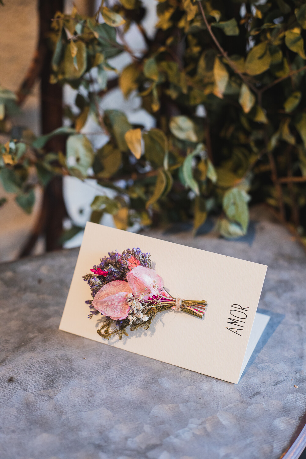 Cartão Floral Amor - Foto 1