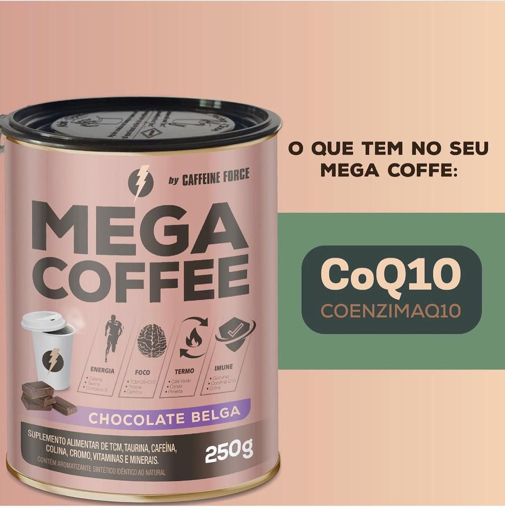 MEGA COFFEE CHOCOLATE BELGA LATA 250G