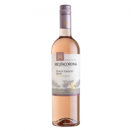 Vinho Italiano Mezzacorona Pinot Grigio Rose 750 Ml