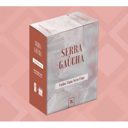 Vinho Serra Gaucha Tinto Merlot Bag 3L