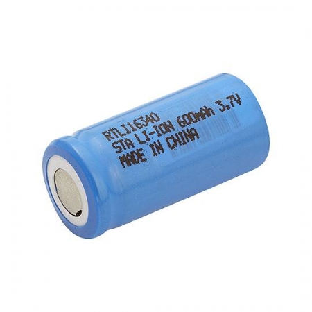 Bateria 3,6V 600mAh 16340 Lithium Recarregável EXPOWER