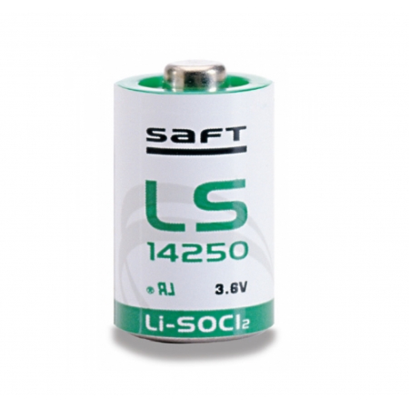 Bateria 3,6V LS14250 (1/2AA) Lithium SAFT s/ Terminal
