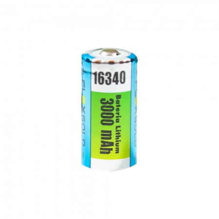 Bateria 3,7V 3000mAh Lithium 123A FX-L16340 Recarregável X-CELL