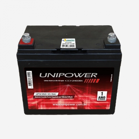 Bateria Selada 12V 35Ah UP12350 VRLA UNIPOWER