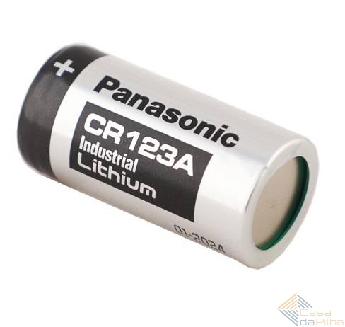 Bateria 3V CR123A Lithium Industrial PANASONIC