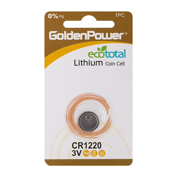 Bateria Botão CR1220 3V Lithium GOLDEN POWER