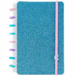 Caderno Inteligente Glitter Ocean Blue A5