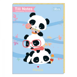 Kit Tili Notes Panda C/8 Blocos  - Tilibra