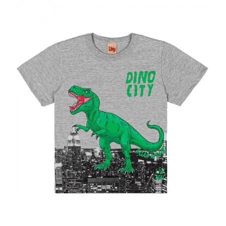 Camiseta Infantil Estampa Dino City