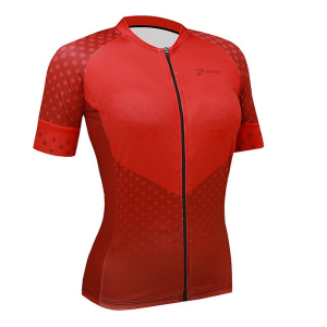 Camisa Ciclismo Feminina Z-nine Sport Vermelha