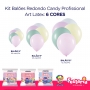 Kit 3 Pacotes Balões Bexigas Redondo Candy Profissional  5