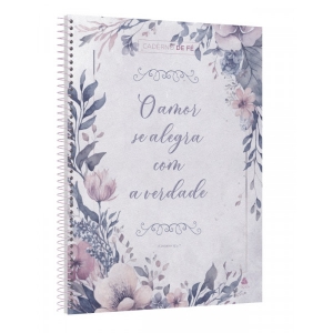 Caderno de Fé - Floral