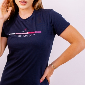 Camiseta Feminina Estampada Marinho Gross Hunter