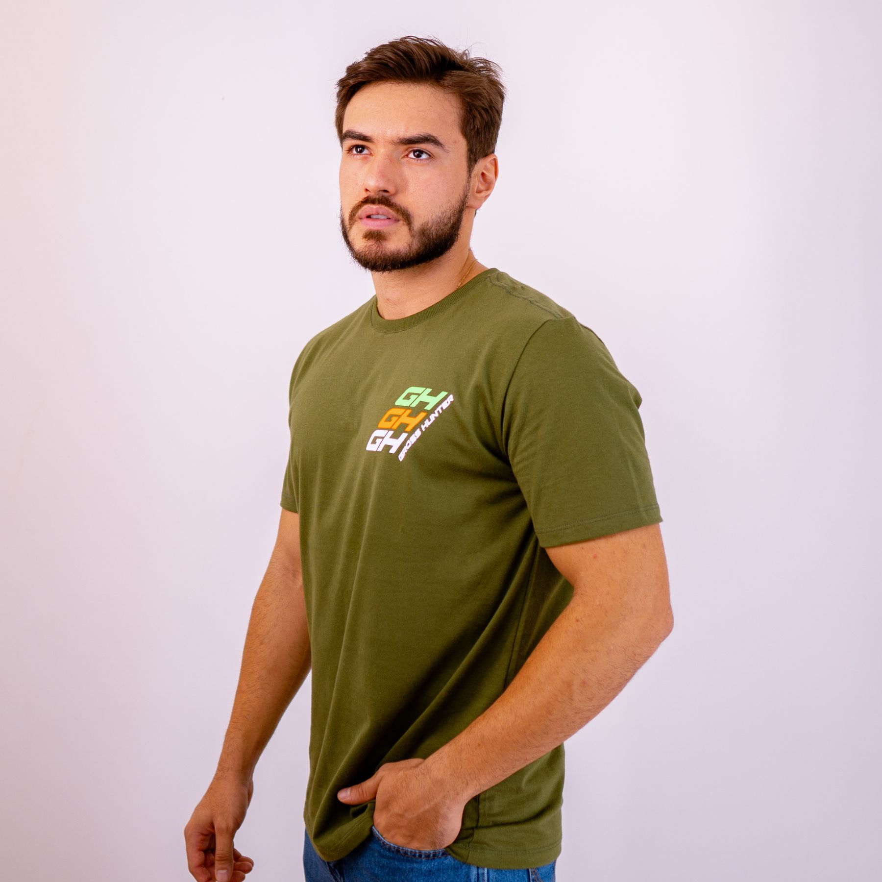 Camiseta Basic Edition Verde Gross Hunter