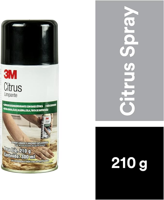 3M, Industrial, Citrus, Limpante Spray, Lata, 330 g