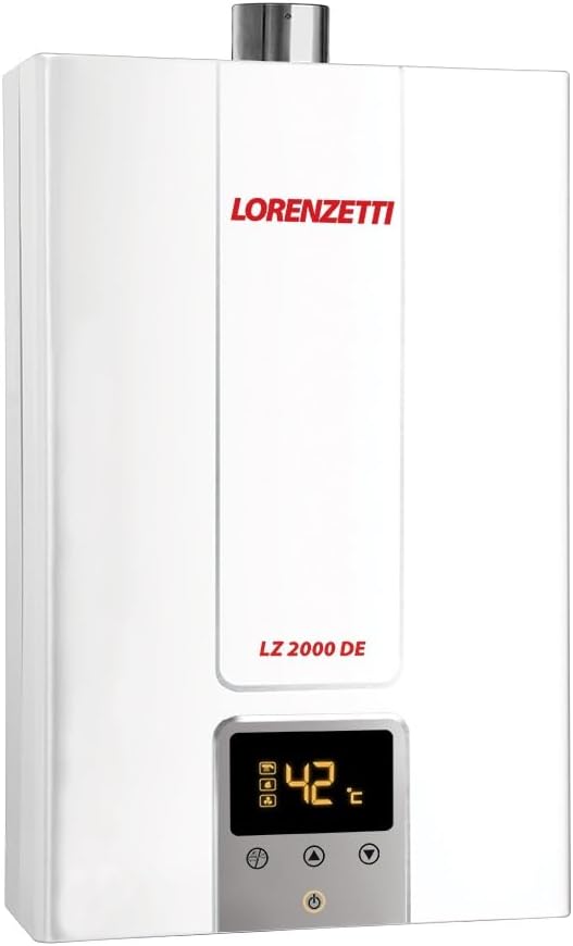 Aquecedor de Água a Gás Lorenzetti Branco LZ 2000DE-B GN - Bivolt