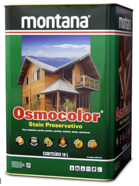 Osmocolor Stain Castanho 18L - Montana
