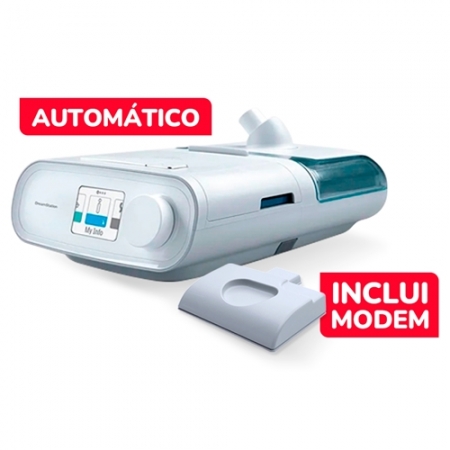 Kit CPAP automático DreamStation com Umidificador com Modem Wifi Philips- Philips Respironics