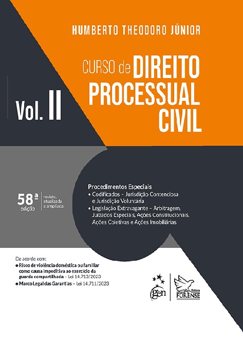 Curso de direito processual civil vol. II 58ª edição 2024 | Humberto Theodoro Júnior 9786559649396