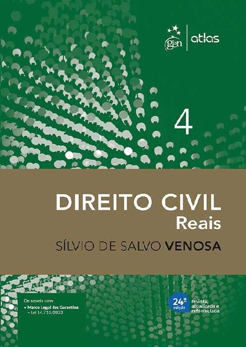 Direito civil Direitos reais Vol. 4 24ª edição 2024 | Silvio de Salvo Venosa 9786559775842