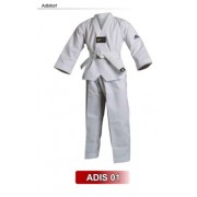 Dobok Taekwondo Infantil adidas Adistart com selo WTF - gola branca