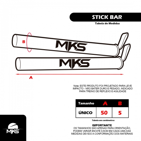 Bastões de Treinamento MKS Boxing Stick BAR