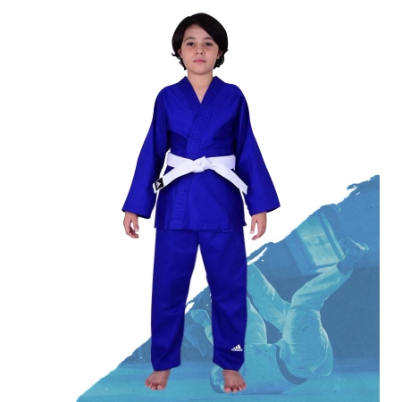 Kimono Judô adidas Infantil adistart J200 20WB Azul