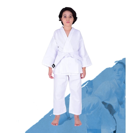 Kimono Karate adidas Iniciante K200 2.0 AdiStart Branco