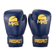 Luva Boxe Muay Thai MKS Combat New Prospect Blue Yellow