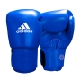 Luva de Muay Thai adidas Couro Blue Pro Thai