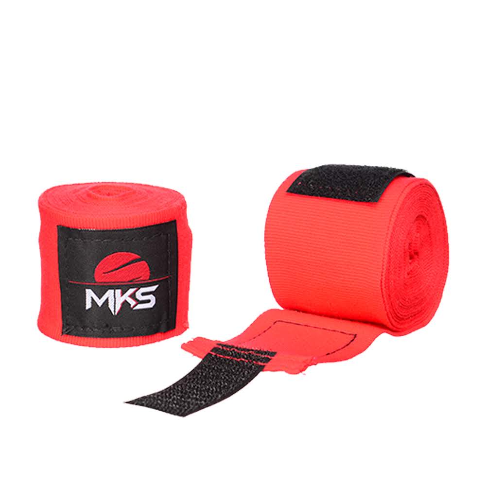 Bandagem Elástica MKS 2,55m - Pack 3 Pares Coloridas