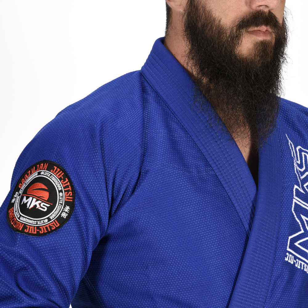 Kimono de Jiu-Jitsu GLORY MKS Combat Blue