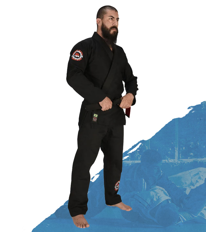 Kimono de Jiu-Jitsu HONOUR MKS Combat Black
