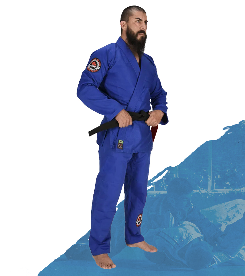 Kimono de Jiu-Jitsu HONOUR MKS Combat Blue