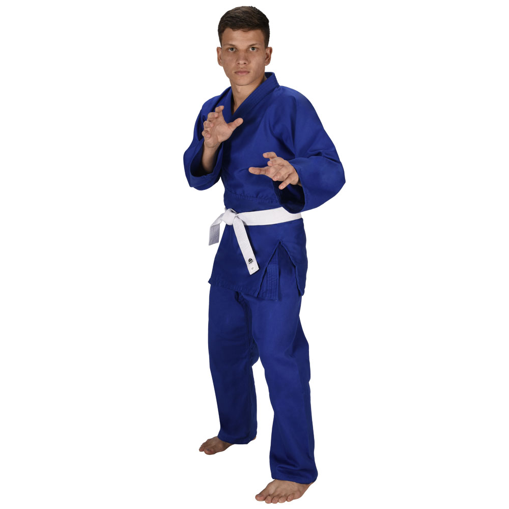 Kimono de Judo MKS Michi Azul com faixa Branca (Iniciante)