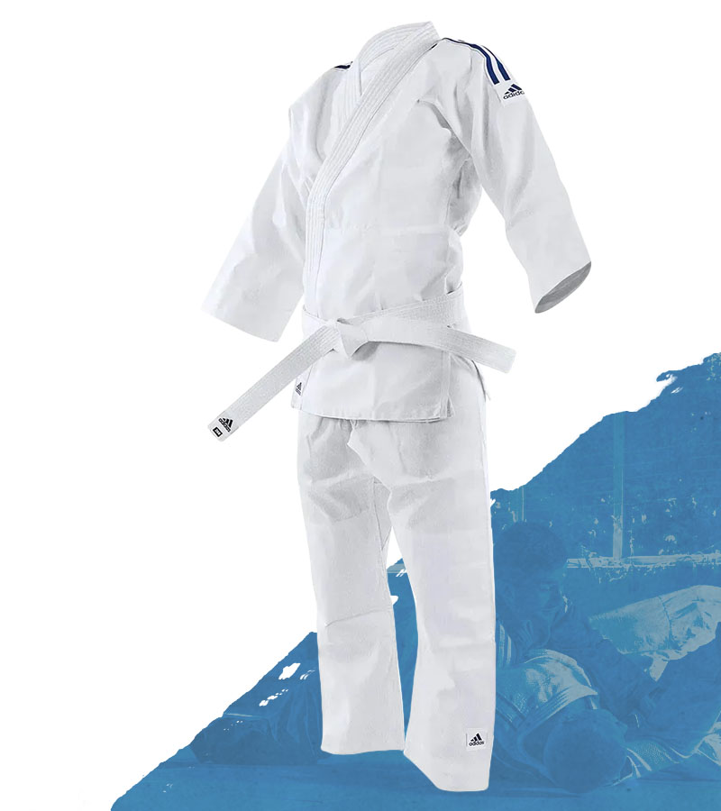 Kimono Infantil Judo Jiu-Jitsu adidas Evolution J200E Branco