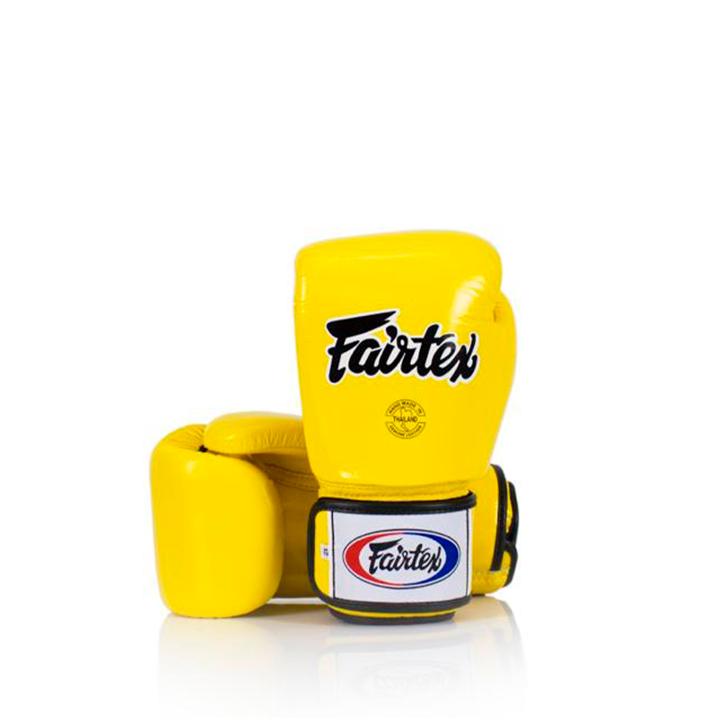 Luva de Boxe e Muay Thai Fairtex Amarela