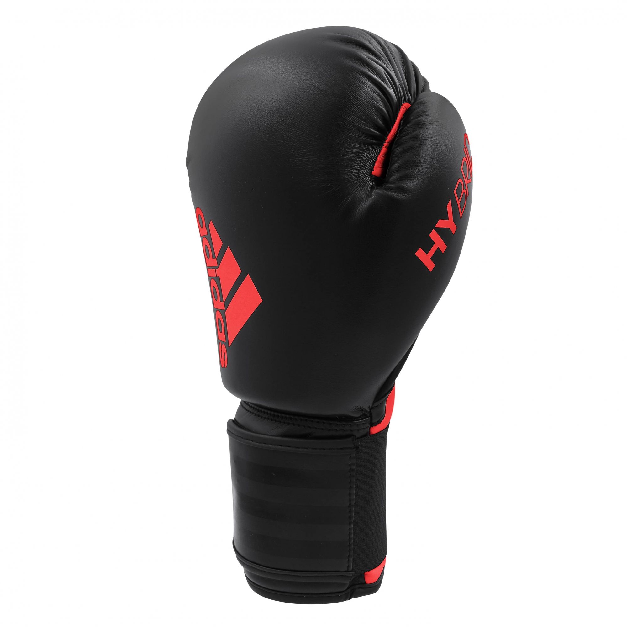 Luva de Boxe Muay Thai adidas Hybrid 50 Preta/Vermelha