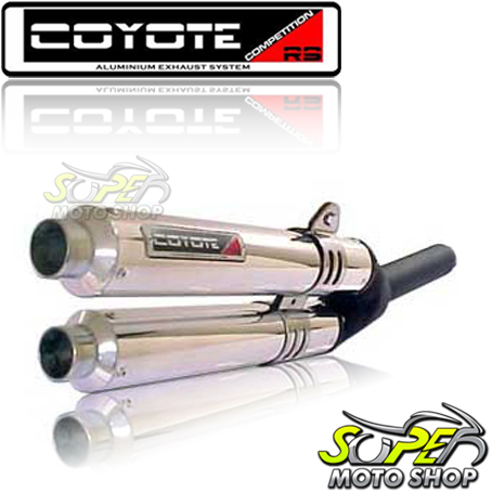 Escape / Ponteira Coyote Competition Alumínio Duplo Sprint St 955i - Polido - Triumph